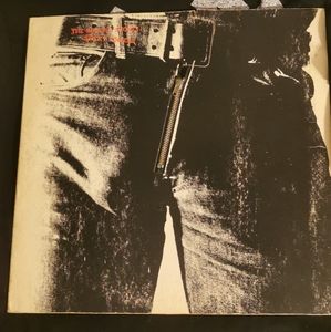 Sticky fingers the rolling Stones Andy Warhol real zipper